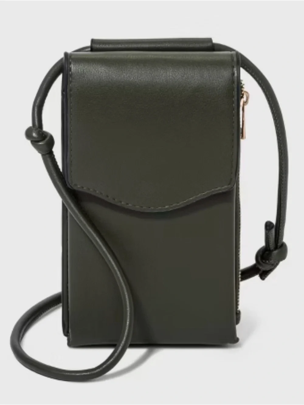 a new day Olive Green Crossbody Phone Pouch